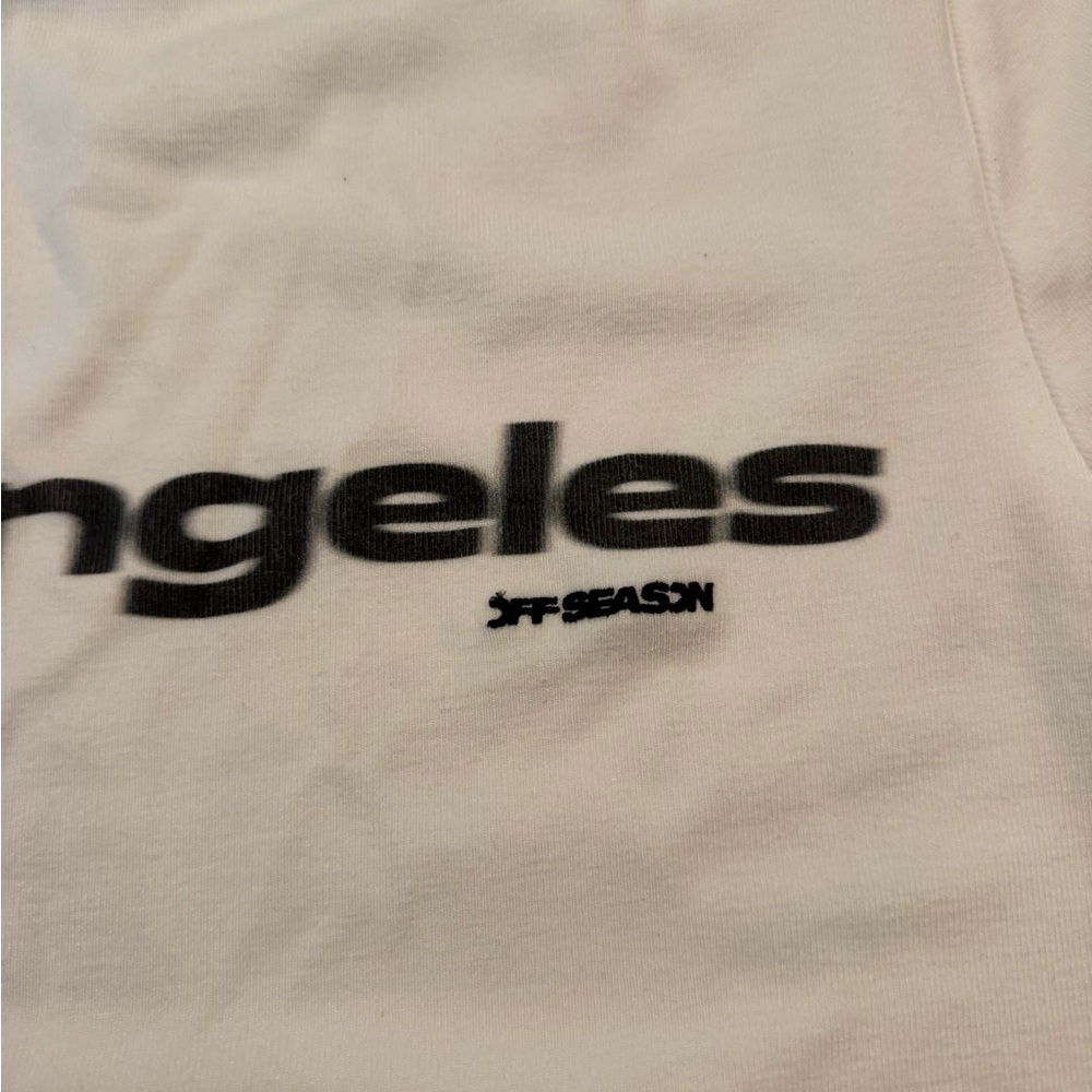 Off Season NBA All-Star Women's "Motion Blur" Baby Tee Los Angeles - Picture 5 of 9